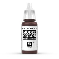 Vallejo (770859) Schwarzrot, Matt, 17 ml