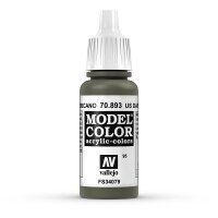 Vallejo (770893) US Dunkelgrün, Matt, 17 ml