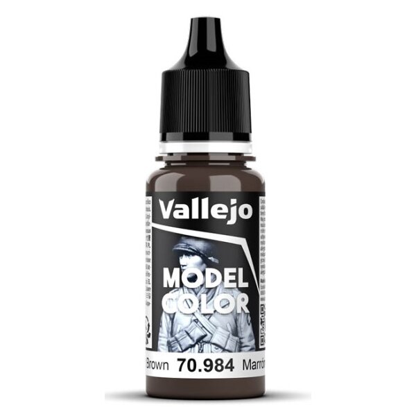 Vallejo 70984 Terrabraun dunkel – Model Color Acrylfarbe 18 ml matt