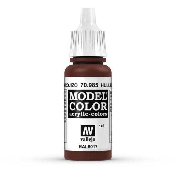 Vallejo (770985) Dunkelbraun, Matt, 17 ml