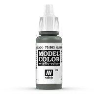 Vallejo (770863) Metallgrau, Gun Metal Metallic, 17 ml