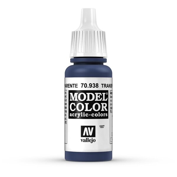 Vallejo (770938) Blau, Transparent, 17 ml