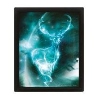 Harry Potter 3D-Effekt Poster Set im Rahmen Expecto Patronum 26 x 20 cm