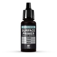 Vallejo 770602 Grundierung Schwarz 18 ml Flasche