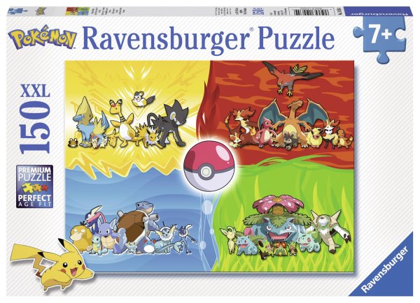 Ravensburger 10035 Pokémon Typen 150 Teile Puzzle