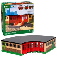 BRIO 33736 Großer Ringlokschuppen