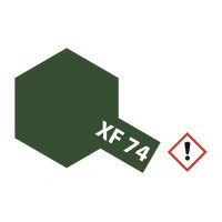 Tamiya  XF-74 Braunoliv ma.(Oliv.Drab) JGSDF10ml