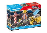Playmobil 71185 City Action Bauarbeiter mit...