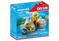 Playmobil 71205 City Life Notarzt-Motorrad mit Blinklicht