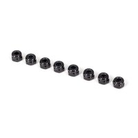 Muttern 3mm Nylon-Lock schwarz (8)