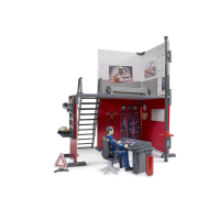 Bruder 62702 bworld Feuerwehrstation mit Feuerwehrmann