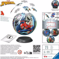 Ravensburger 11563 3D Puzzle-Ball Spiderman