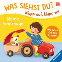 Ravensburger 41817 Was siehst du? Klapp auf, klapp zu! Meine Fahrzeuge