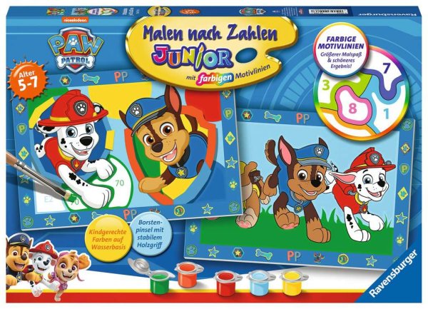 Ravensburger 20286 Malen nach Zahlen Paw Patrol