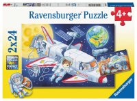 Ravensburger 05665 Reise durch den Weltraum 2x24 Teile...