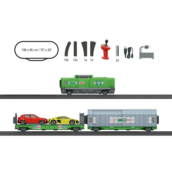 MÄRKLIN 029347 Startpackung Autotransport