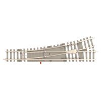 Minitrix Handweiche links 15 Grad Beton