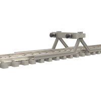 MINITRIX T14591 Prellbock mit Betonschwellen