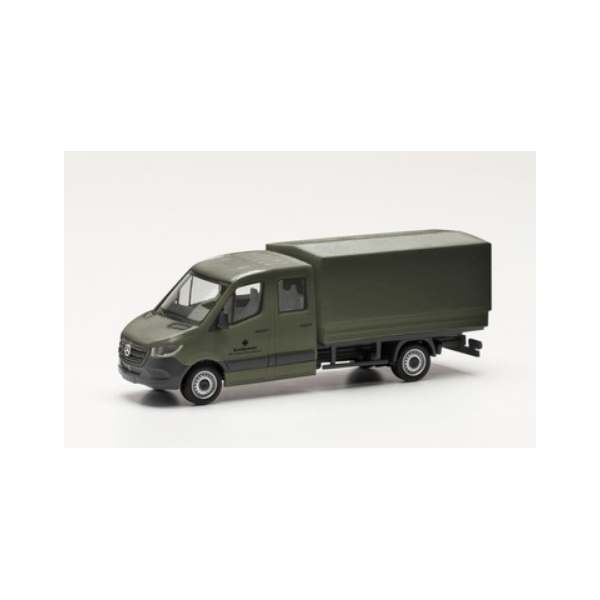 HERPA 700795 MB Sprinter `18 DoKa BW