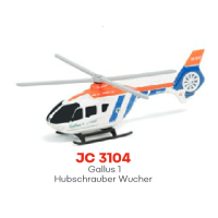 Jägerndorfer JC3104 Wucher Gallus Hubschrauber Spur...