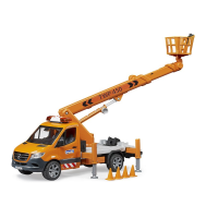Bruder 02679 MB Sprinter Arbeitsbühne mit Light +...