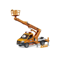 Bruder 02679 MB Sprinter Arbeitsbühne mit Light + Sound Modul