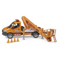 Bruder 02679 MB Sprinter Arbeitsbühne mit Light + Sound Modul