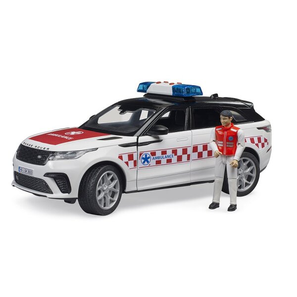 Bruder 02885 Range Rover Velar Notarztfahrzeug mit Fahrer