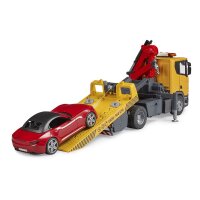 Bruder 03552 Scania Super 560R Abschlepp-LKW m. L+S Modul + BRUDER Roadster