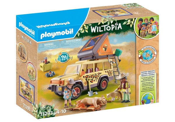 Playmobil 71293 WILTOPIA - Mit dem Geländewagen bei den Löwen