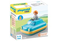 Playmobil 71323 1.2.3 1.2.3: Push & Go Car