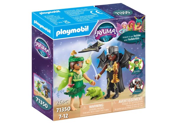 Playmobil 71350 Adventures of Ayuma Forest Fairy & Bat Fairy mit Seelentieren