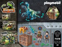 PLAYMOBIL 71378 Dino Rise Starter Pack Befreiung des Triceratops