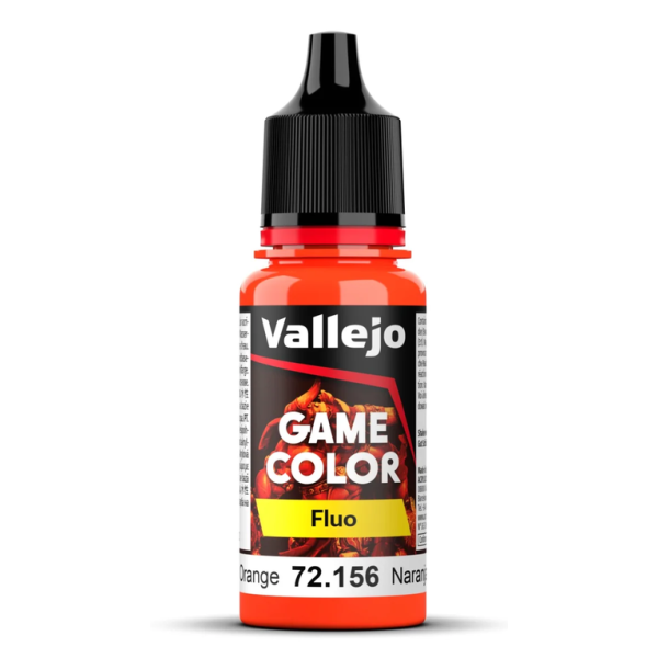 Vallejo 772156 Fluoreszierendes Orange 18 ml Flasche