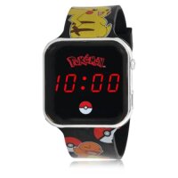 ACCUTIME POK4322 LED Kinderuhr mit Pokémon‑Motiv und digitaler Anzeige
