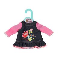 Zapf 871508 Dolly Moda Jeans Kleid Blumen 36