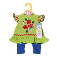 Zapf 871263 Dolly Moda Shirt + Leggings Erdbeeren 43