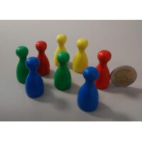 AMIGO 00049 Halmakegel Holz 40mm (16)