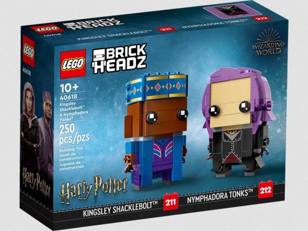 LEGO® 40618 BrickHeadz™ - Kingsley Shacklebolt™ & Nymphadora Tonks™