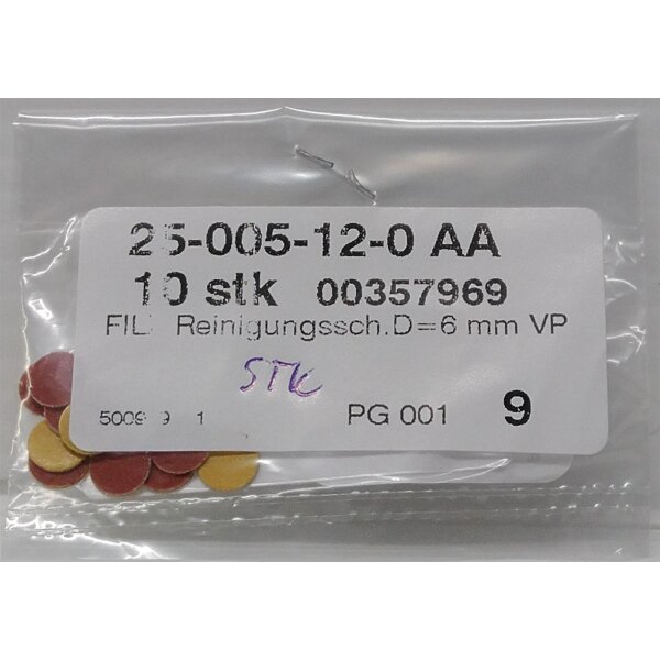 Fleischmann 00357969 FILZ Reinigungssch.D=6 mm