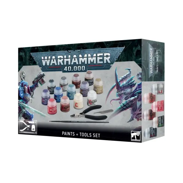 Games Workshop 60-12 40K PAINTS+TOOLS GER/FRE/ITA/DUT/CZ/SLV - Warhammer 40,000