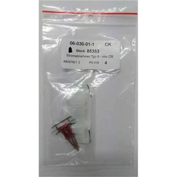 ROCO 85353 Stromabnehmer Typ 8 - niro