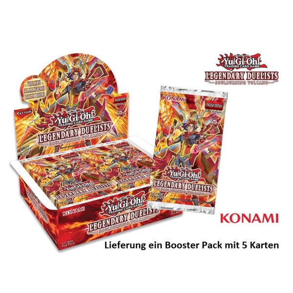 Konami 164952 YuGiOh! Soulburning Volcano Legendary Duelist Booster