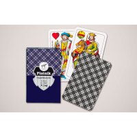 PIATNIK 188411 - Kartenspiel Doppeldeutsch Karo, 33 Blatt