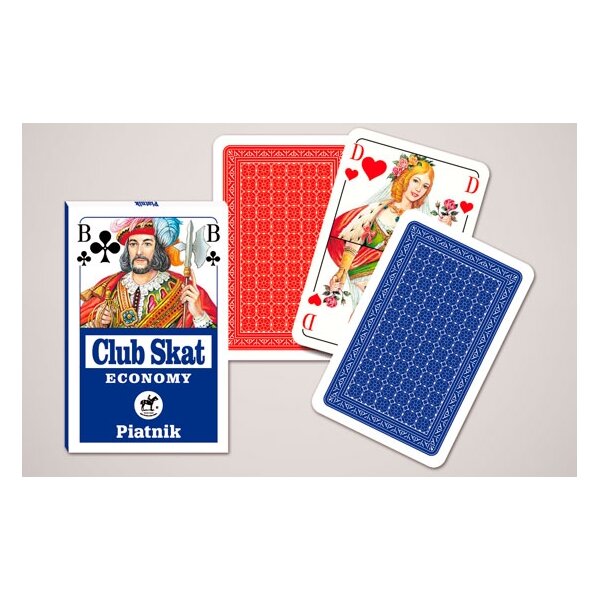 PIATNIK 180415 - Kartenspiel Skat Skat Economy, blau