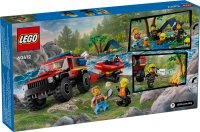 LEGO® 60412 City Feuerwehrgeländewagen mit Rettungsboot