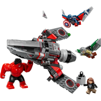 LEGO® 76292 Marvel Super Heroes Showdown zwischen Captain America und Red Hulk