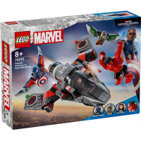 LEGO® 76292 Marvel Super Heroes Showdown zwischen Captain America und Red Hulk