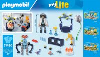 PLAYMOBIL 71450 City Life Forscher mit Robotern