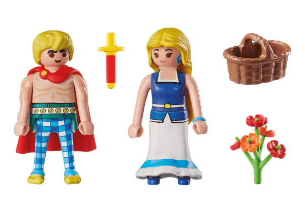 PLAYMOBIL 71544 Asterix: Tragicomix und Falbala - Asterix